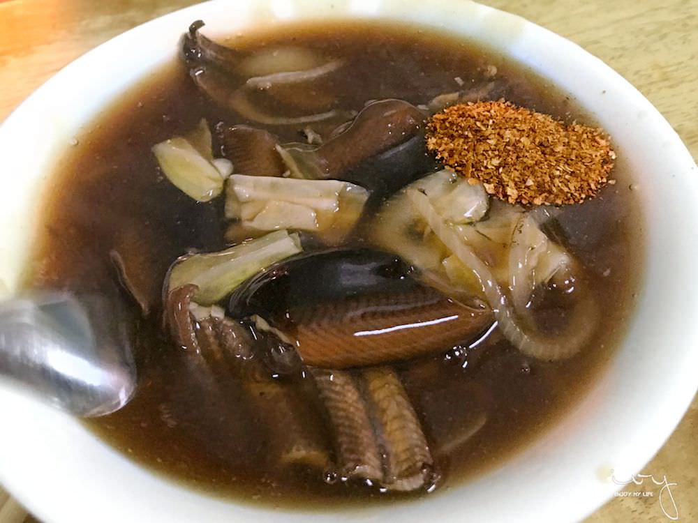 台南國華街水仙宮美食，黃家鱔魚意麵