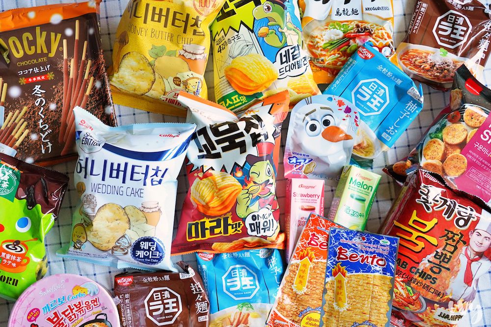 小熊特吉進口零食 台中北區，日韓東南亞零食餅乾泡麵代購