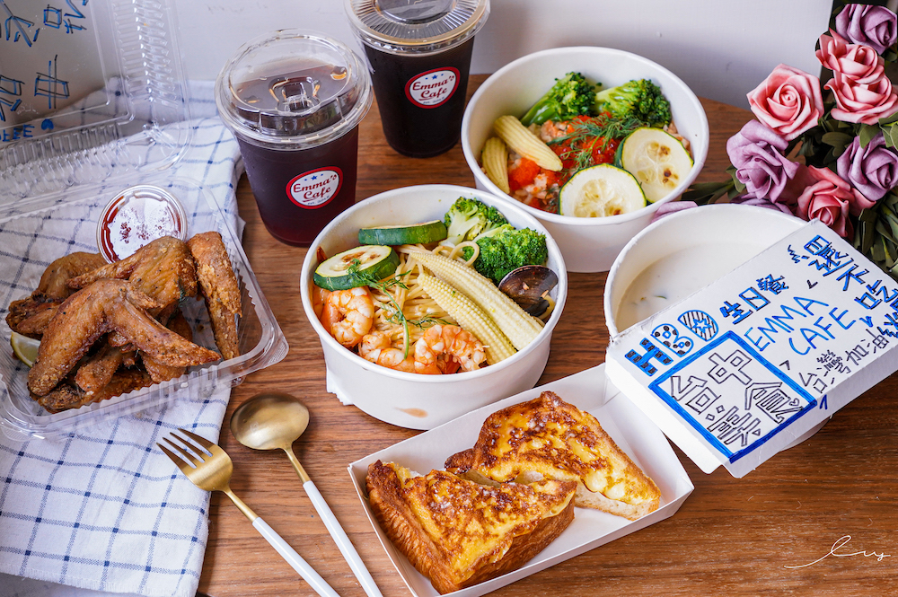 Emma&#8217;s Cafe |台中北區外帶美食，推出最低66折的外帶餐盒，吃得到義大利麵、燉飯，在家生日慶生首選！