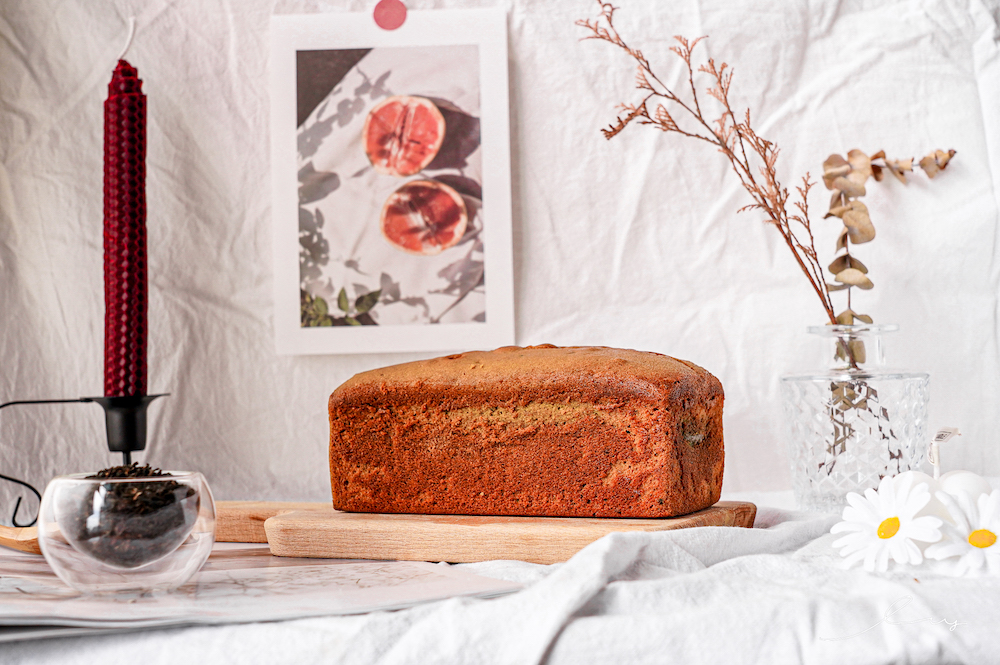 2021公益蛋糕禮盒推薦 | 用禾乃川-甘樂文創的三峽碧螺春抹綠磅蛋糕，跟著頂新和德文教基金會一起響應加油打氣！
