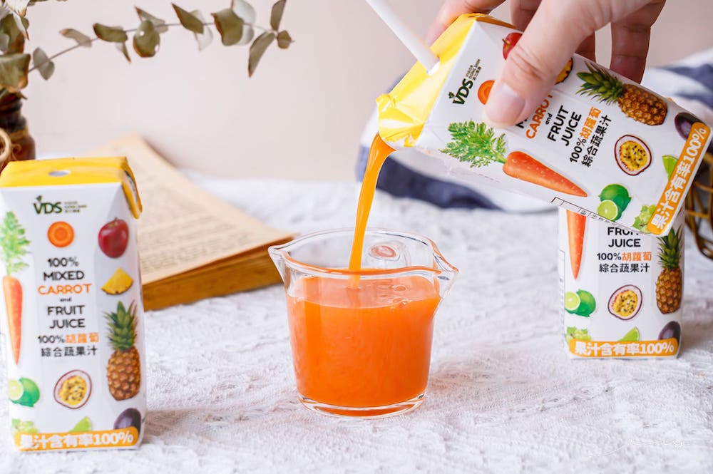 2022蔬果汁評價推薦，必買來自MIT雲林東勢的VDS 活力東勢胡蘿蔔蔬果汁，多色全胡蘿蔔榨取，喝出好氣色！