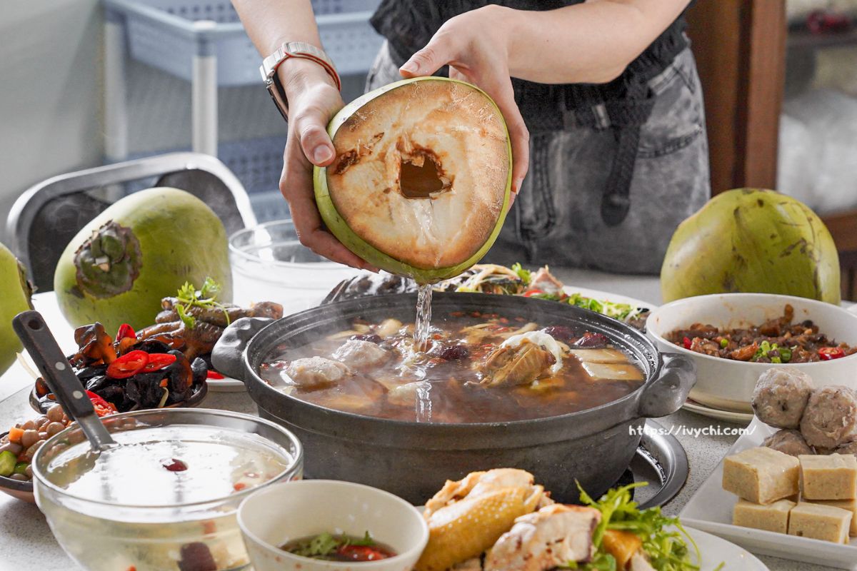 廣式養生功夫雞 |台中高鐵好喝椰子雞湯，還有多道廣式手路菜，整桌不用4千元!