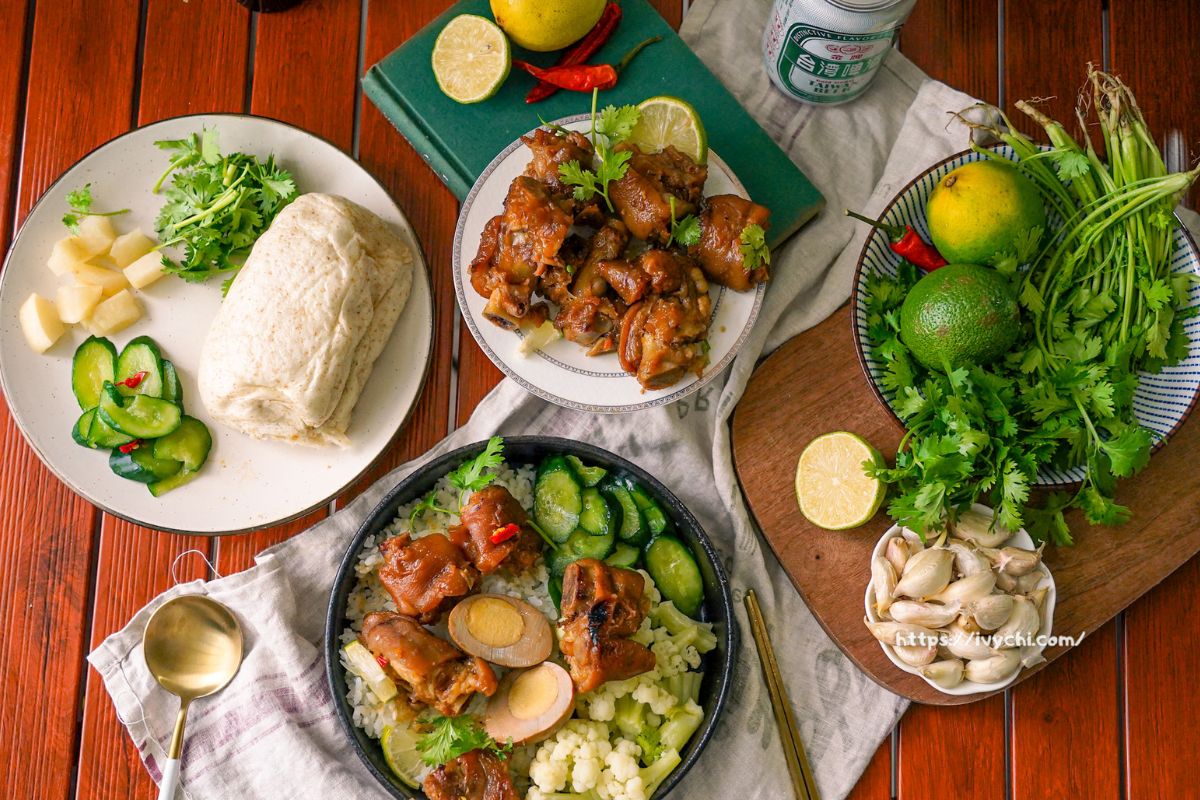 愛上新鮮青檸蒜香豬腳，蒜檸香氣爆棚，解膩不敗的懶人冷凍料理包!